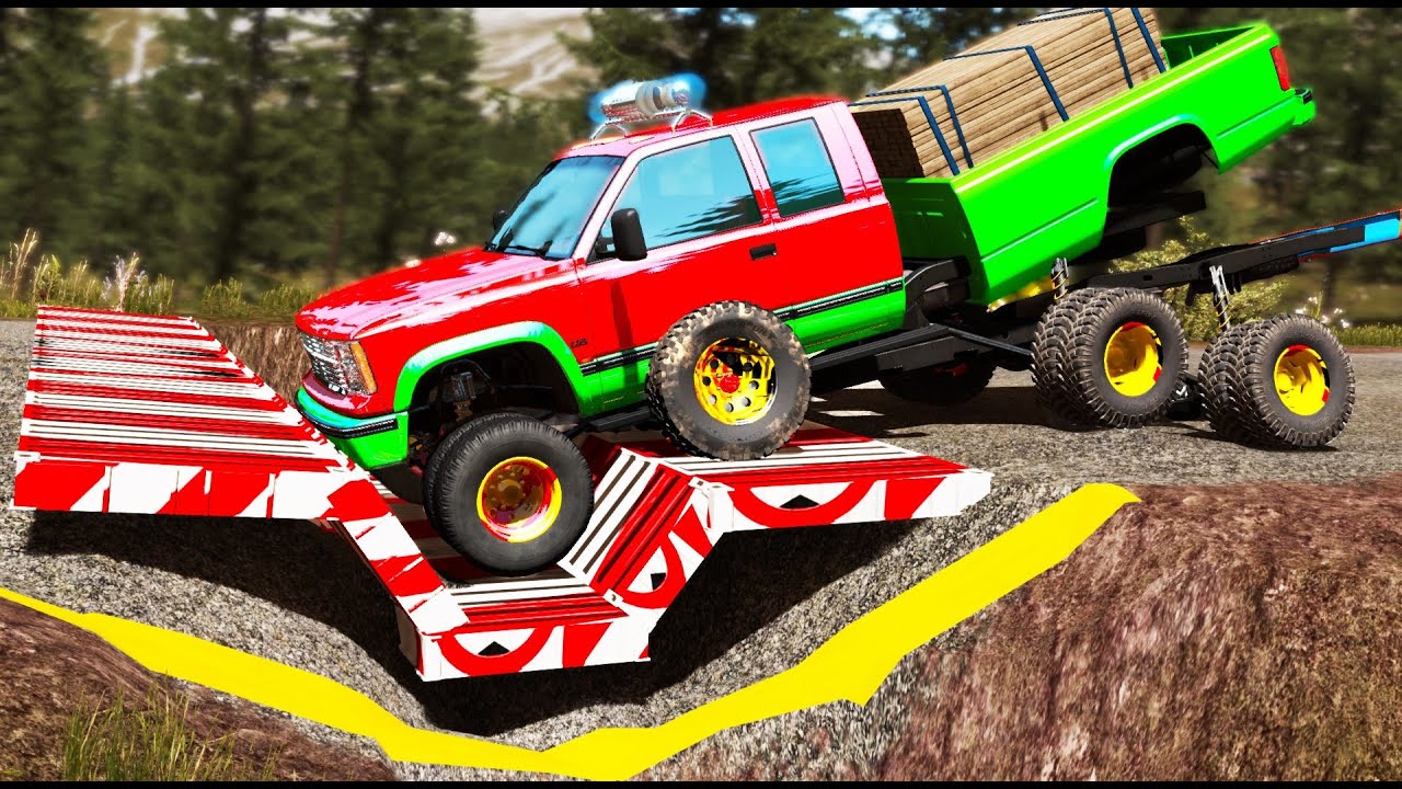 Cars vs Upside Down Speed Bumps #91 | BeamNG.DRIVE