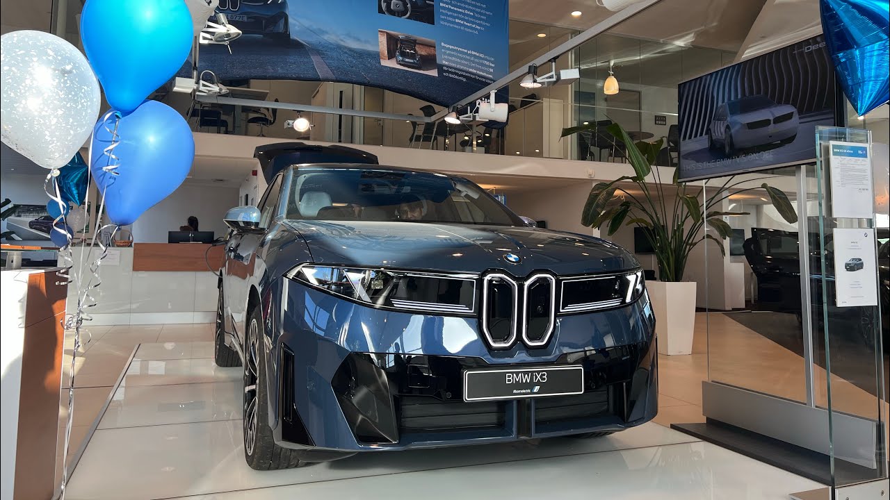 Новейшая BMW IX3 в Швеции 🇸🇪