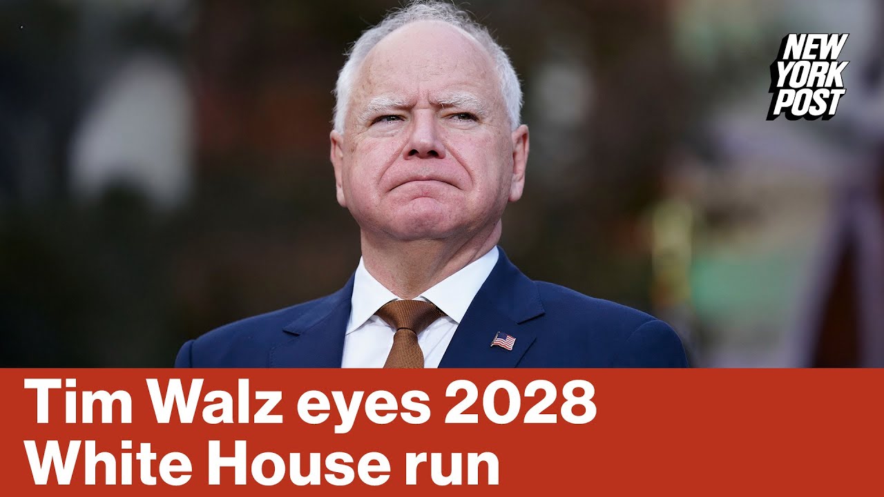 Tim Walz says he may run for president in 2028 — despite failure of Harris campaign