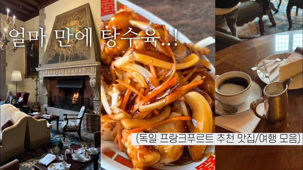 겨울 독일 여행 모음 * 프랑크푸르트 크리스마스 마켓| 기념품 DM 엄마의 추천템| 병원, 궁전 카페