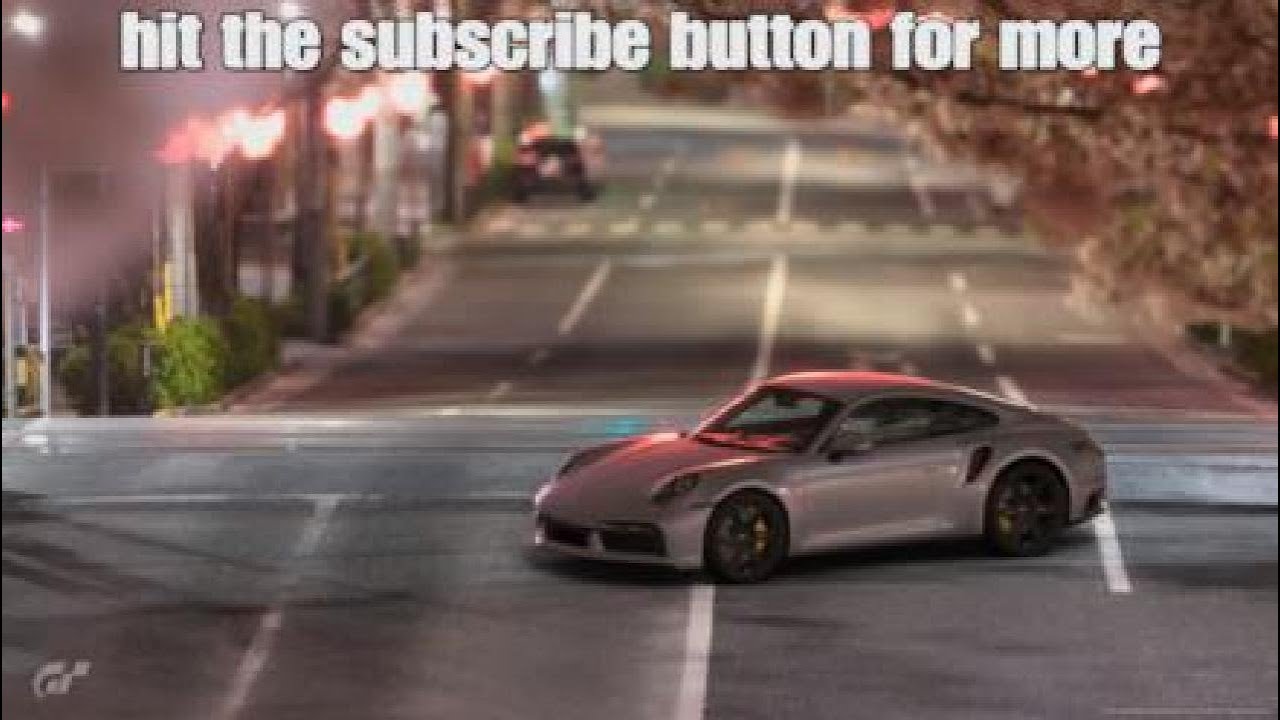 Porsche 911 turbo s Drag Tune Gt7