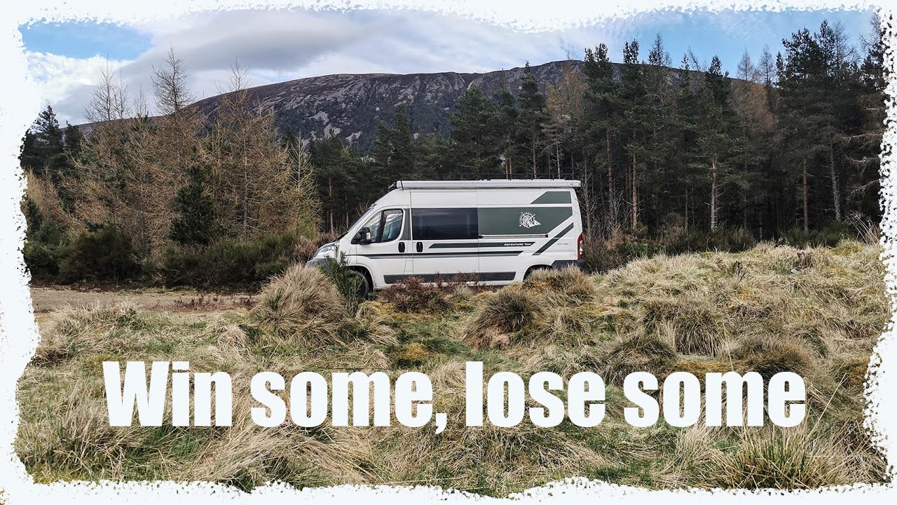 Culloden and back to the Cairngorms. Park ups; win some, lose some!