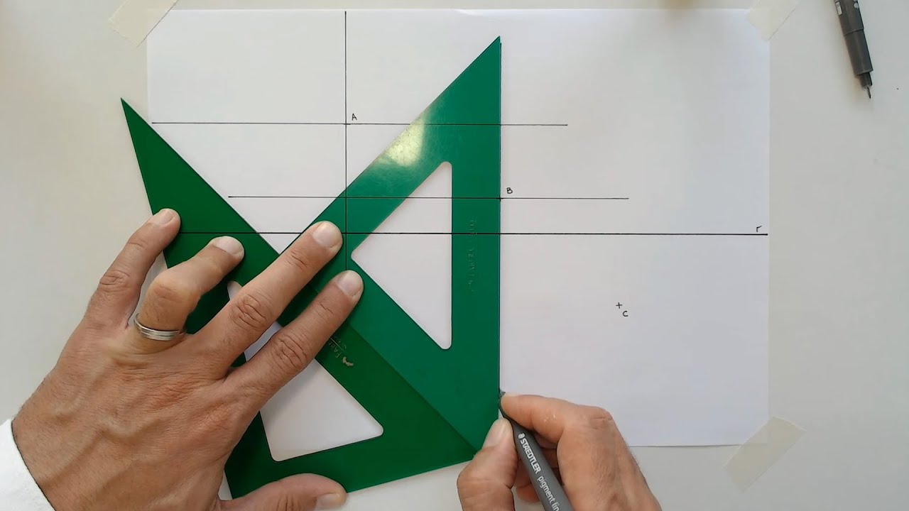 Paralelas y Perpendiculares con Escuadra y Cartabón 📏✋📐