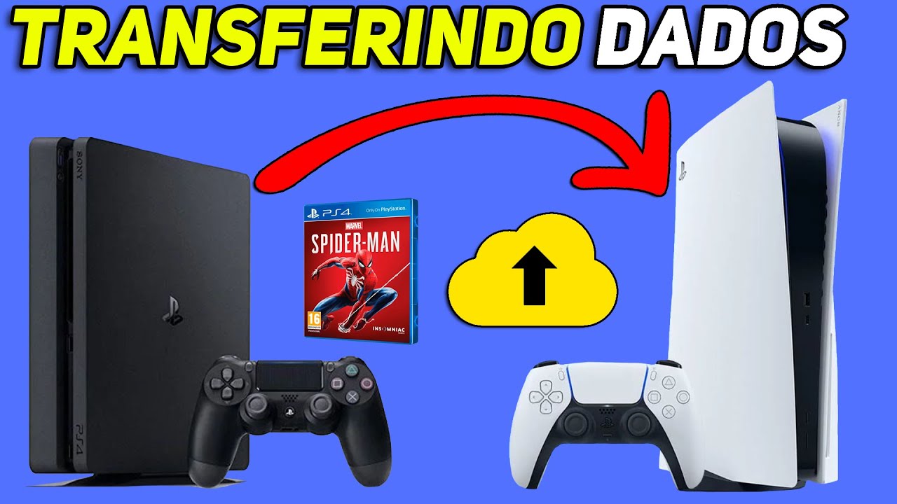 Fácil! Como Transferir Jogos E Saves Do PS4 Para O Ps5