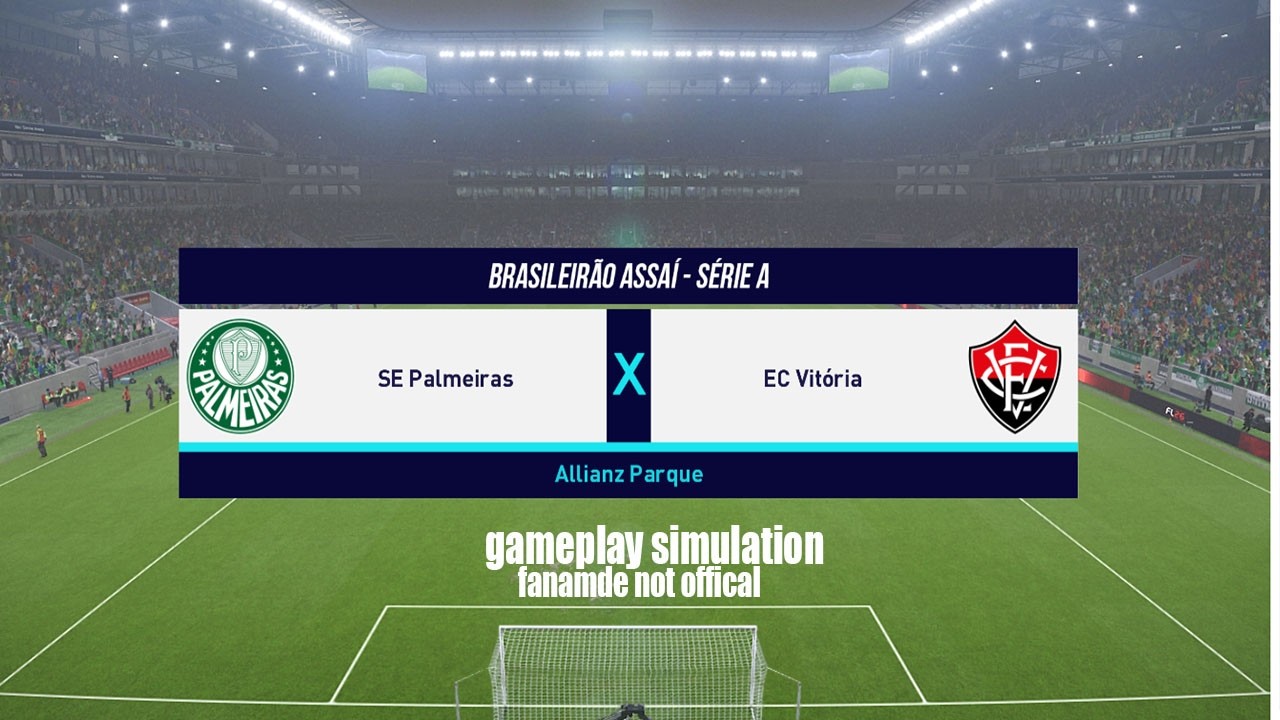 SE Palmeiras vs EC Vitoria | Симулятор игрового процесса чемпионата Бразилии серии A
