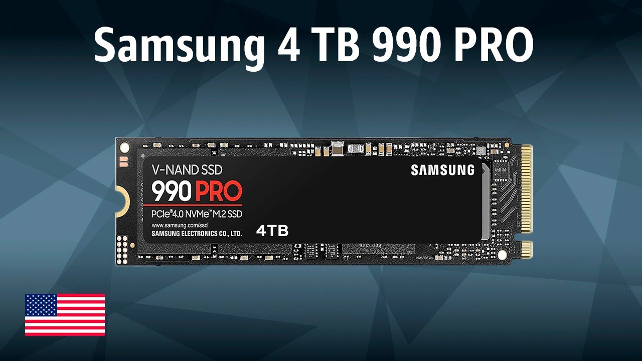 Samsung 4 TB 990 PRO NVMe M.2 SSD | TEST | English