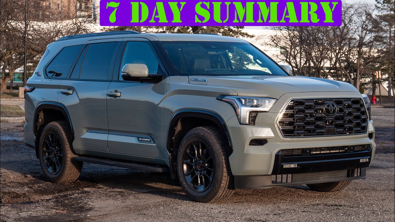 An Engineer's Thoughts on the 2024 Toyota Sequoia Platinum TRD Off Road