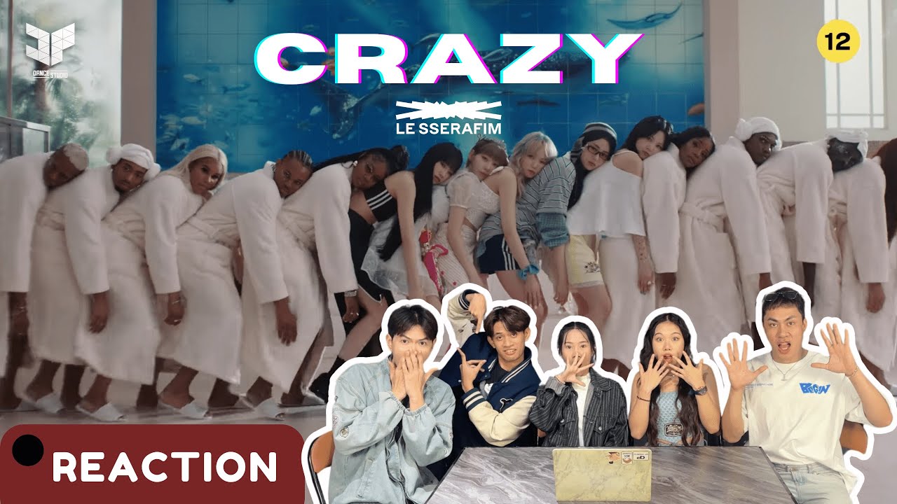LE SSERAFIM (르세라핌) 'CRAZY'  | REACTION,RECAP by DP Dance Studio