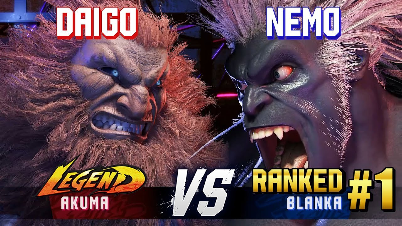 SF6 ▰ DAIGO (Akuma) vs NEMO (#1 Ranked Blanka) ▰ High Level Gameplay