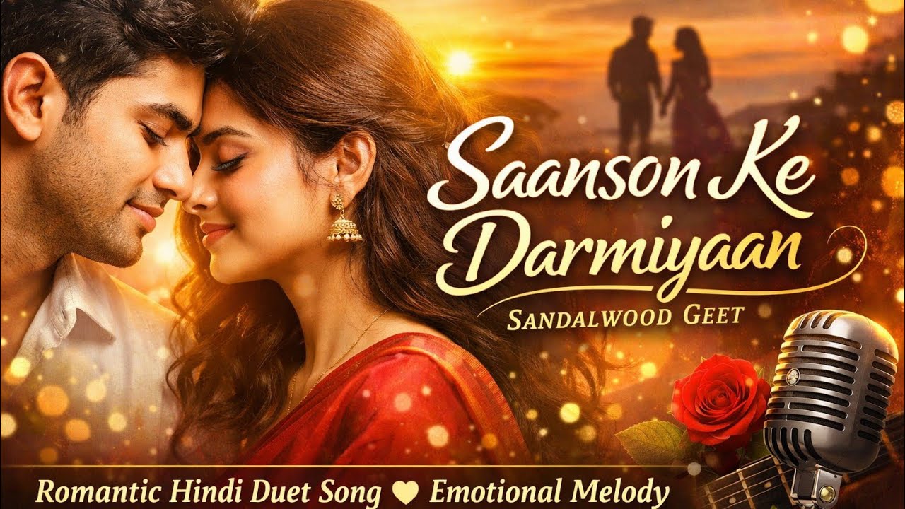 Saanson Ke Darmiyaan | Romantic Hindi Duet Song | Emotional Melody | Sandalwood Geet |Love Song 2025