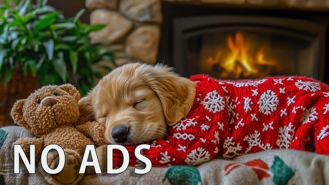 12 HOURS Dog Calming Music 🐶🌸 Peaceful Audio for Sensitive & Anxious Dogs 🎶 No Ads