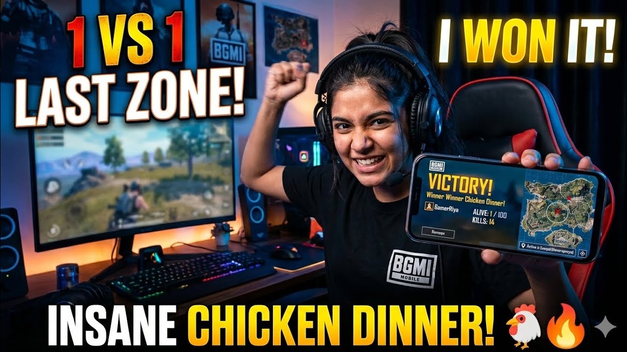 Can I Win This? 💓 Last Zone 1v1 Survival in BGMI @tapati gaming