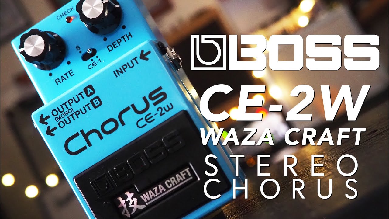 Boss // CE-2W Waza Craft Chorus (Stereo Demo)
