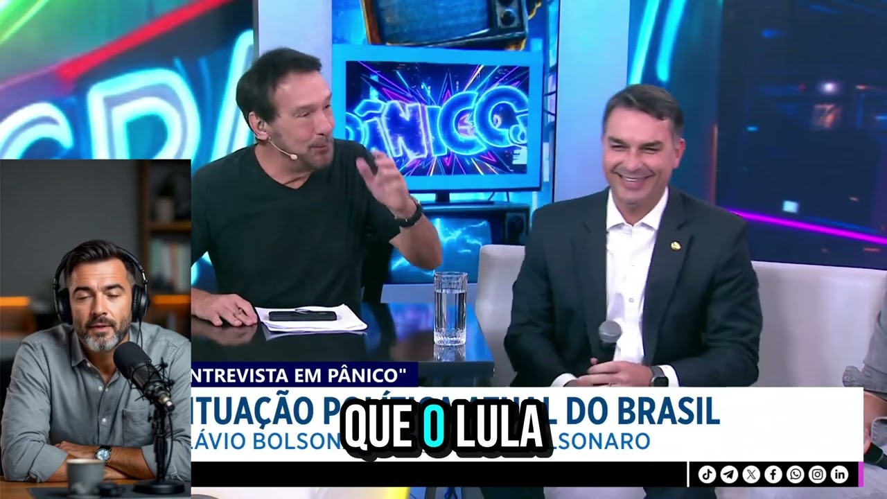 Flávio Bolsonaro no Pânico: O Que Ninguém Percebeu na Entrevista