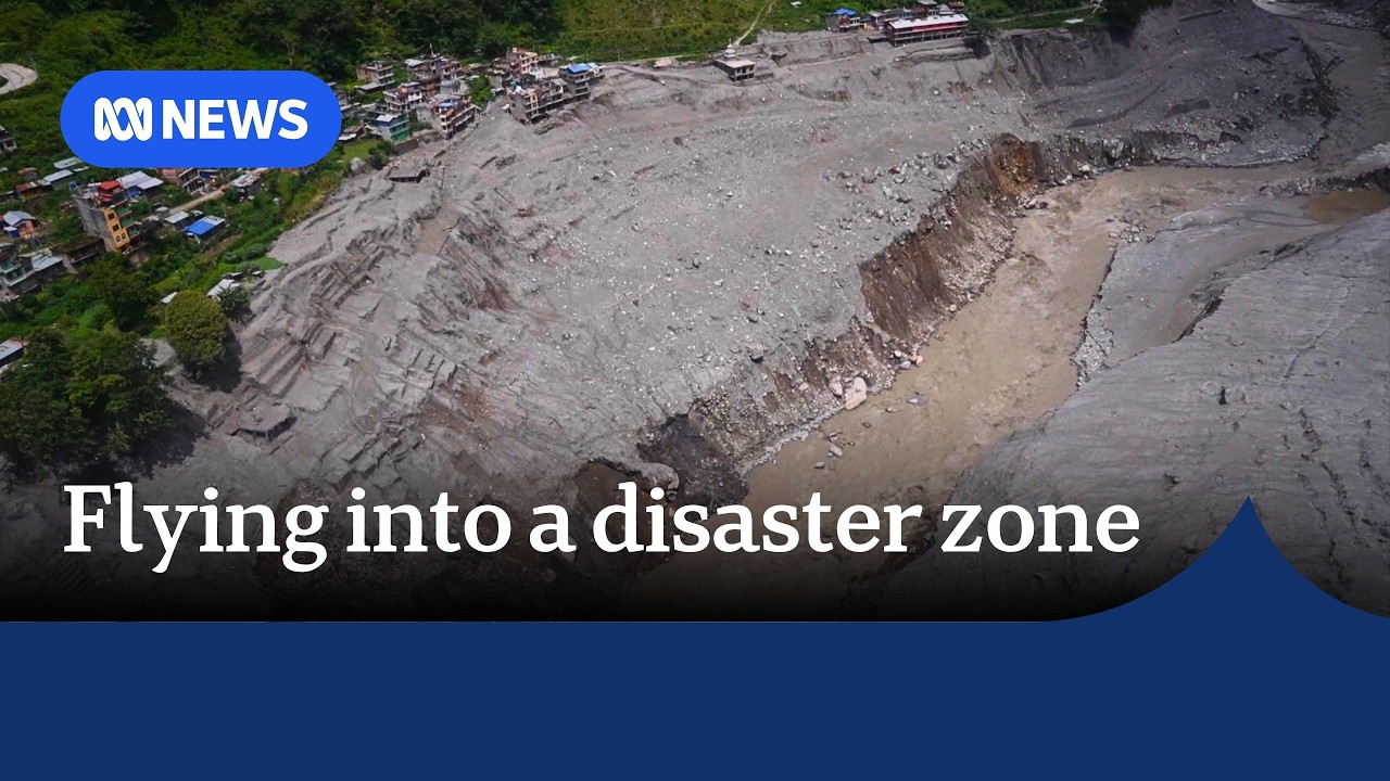 ABC gains rare access to Nepal-Tibet border flood zone | ABC NEWS