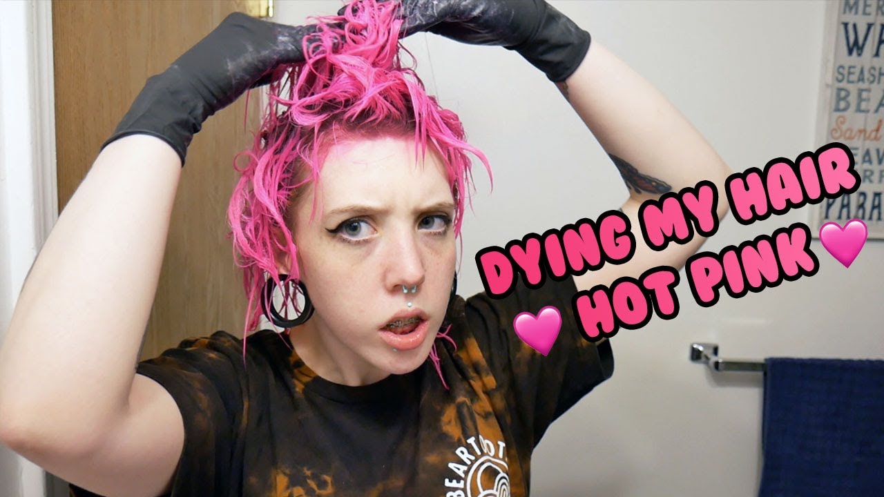 💖Dying My Hair Hot Pink💖