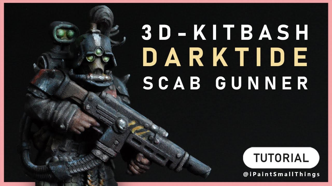 3D Kitbash | Darktide Scab Gunner