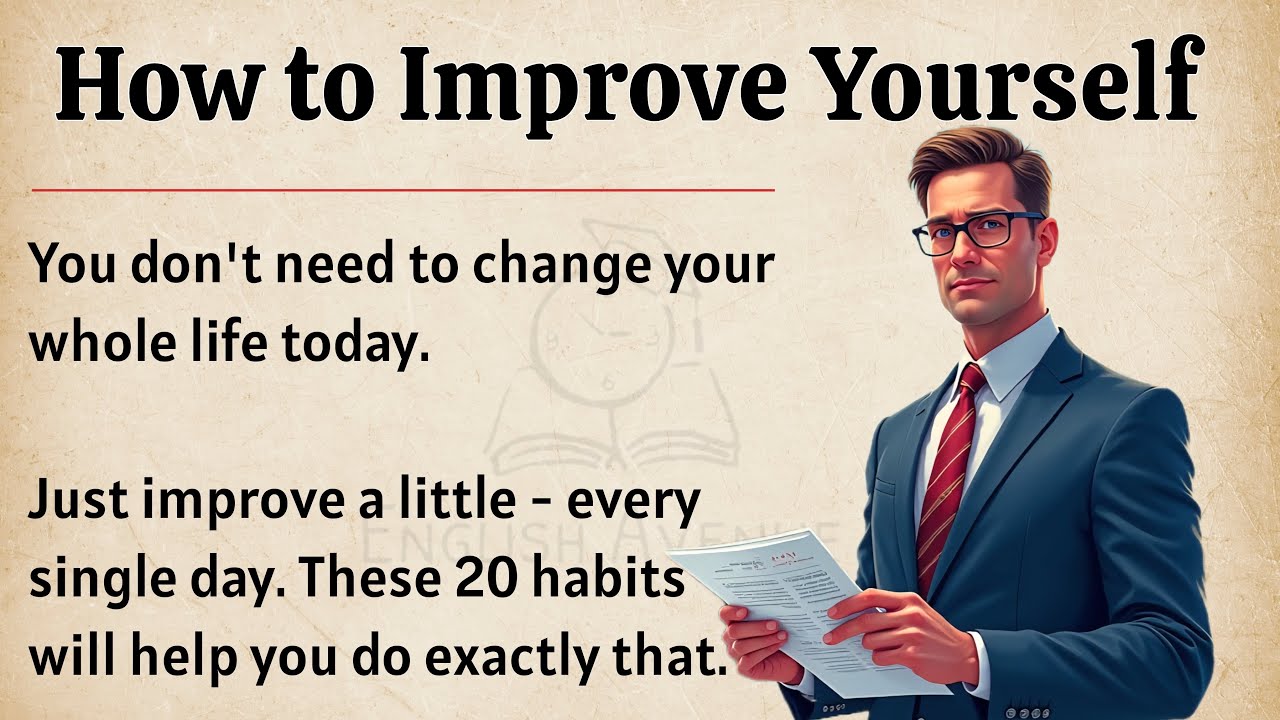 How to Improve Yourself Everyday || Learn English Through Motivational Lesson || Graded Reader ✅