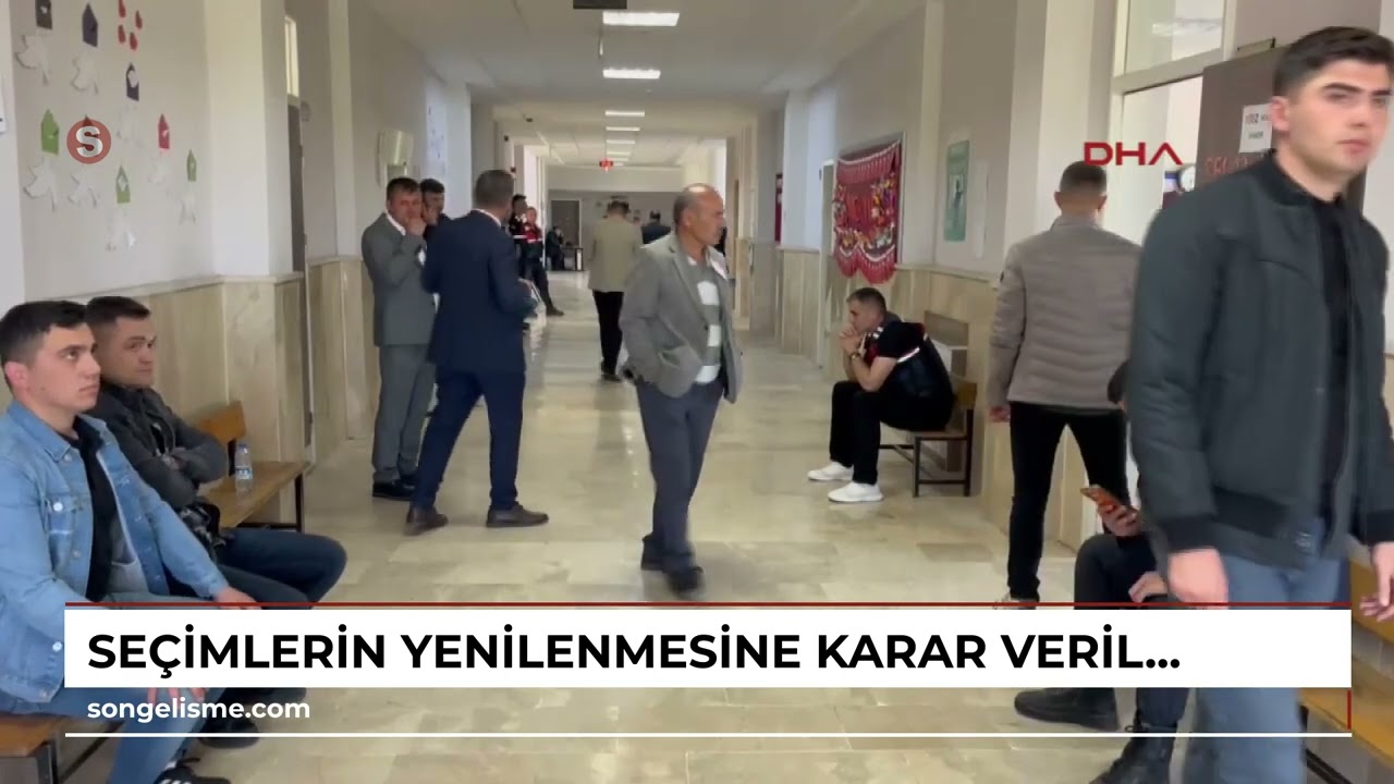 Seçimlerin yenilenmesine karar verilen Sivas'ın Yıldızeli ilçesine bağlı Güneykaya beldesinde oy ...
