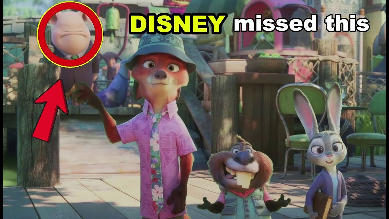 TOP 10 MISTAKES IN ZOOTOPIA 2