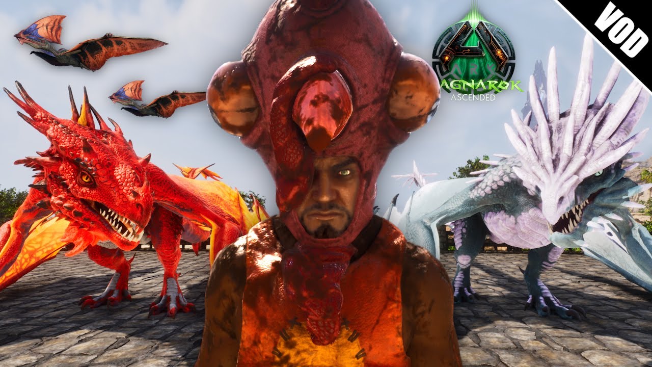 Megszelídítettem Pár Dínót! 🦖| ARK: Ragnarok Ascended stream #4