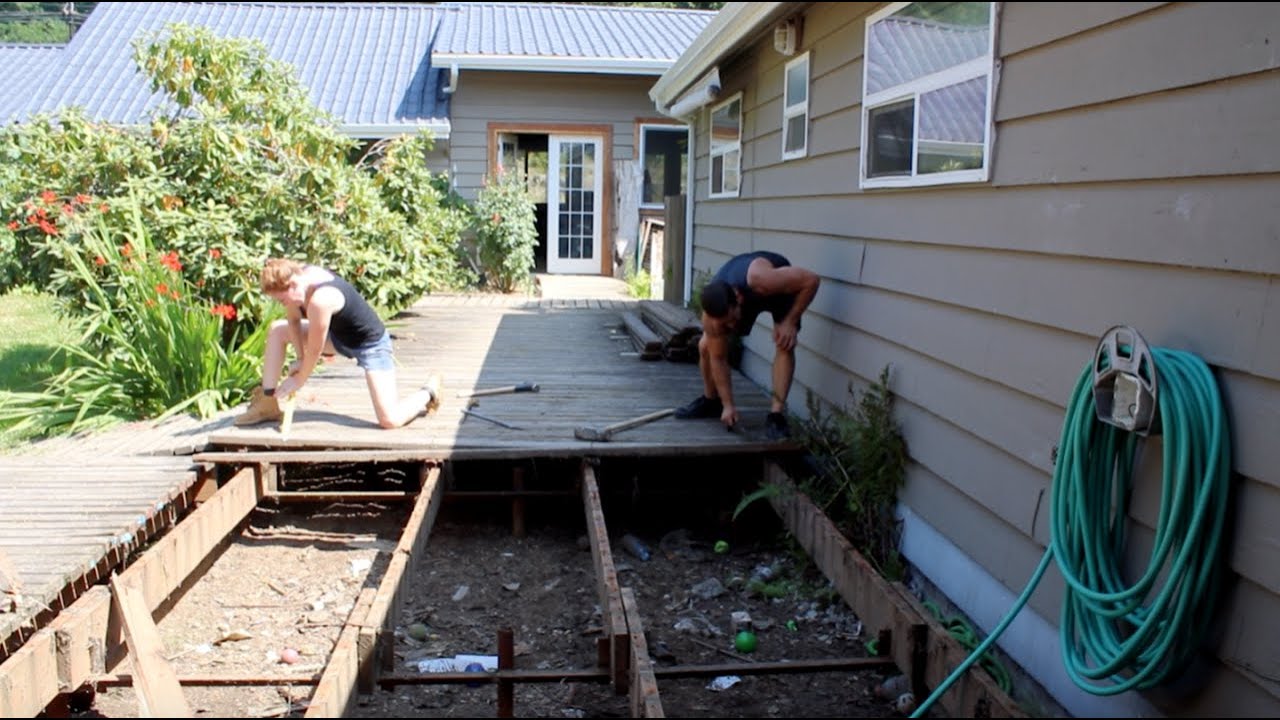 2 Day Deck Rebuild - How To Rebuild A Deck