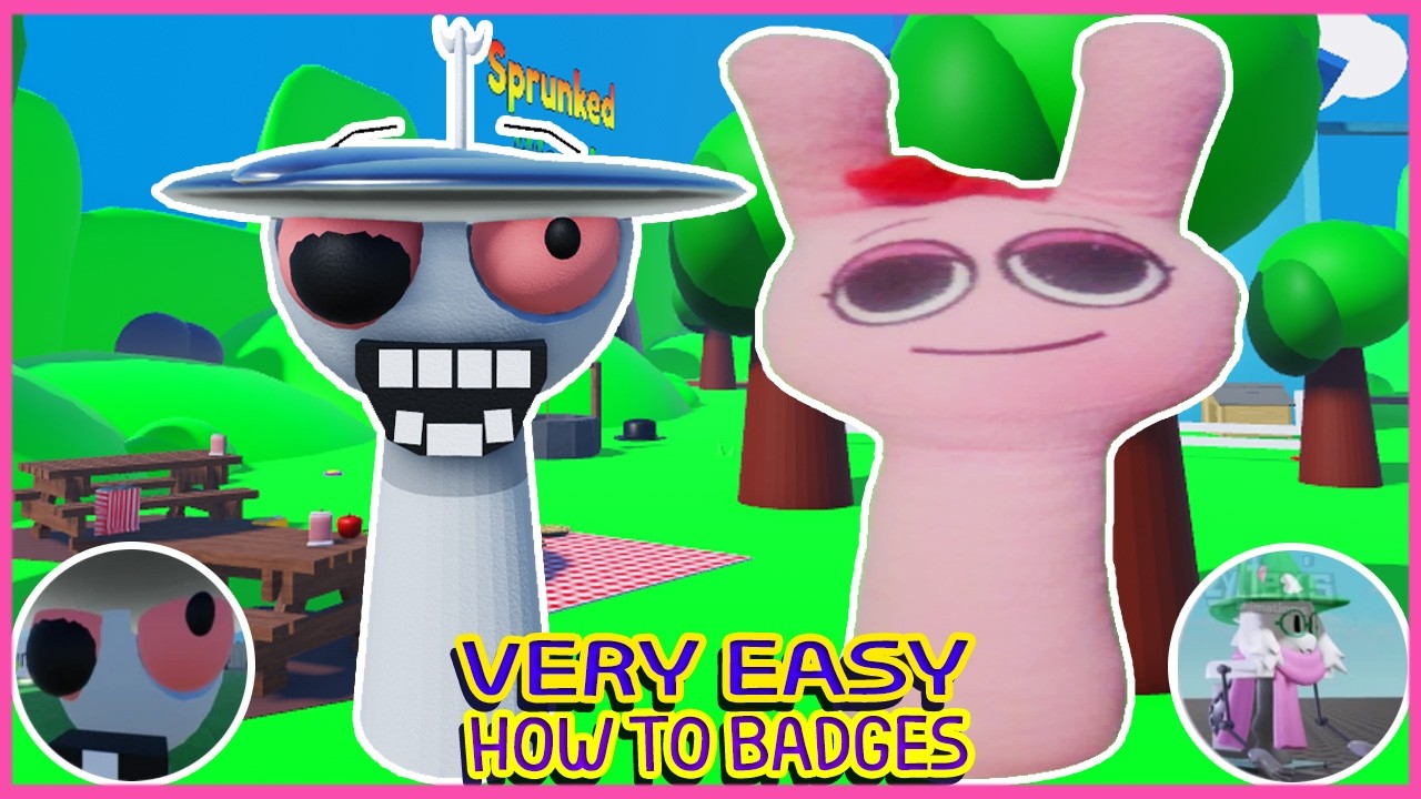 Roblox - Update - How to get 2 Badges in Sprunki RP 3D-Morphs