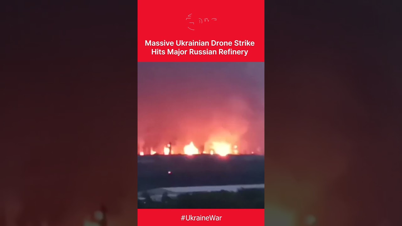 BREAKING NEWS: Massive Ukrainian Drone Strike Hits One of Russia&rsquo;s Largest Refineries  | AH1C
