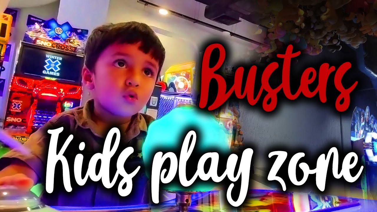 Best play zone for Kids | BUSTERS - Play Area, Gaming Zone Complete Video Tour | GT Mall Bangalore