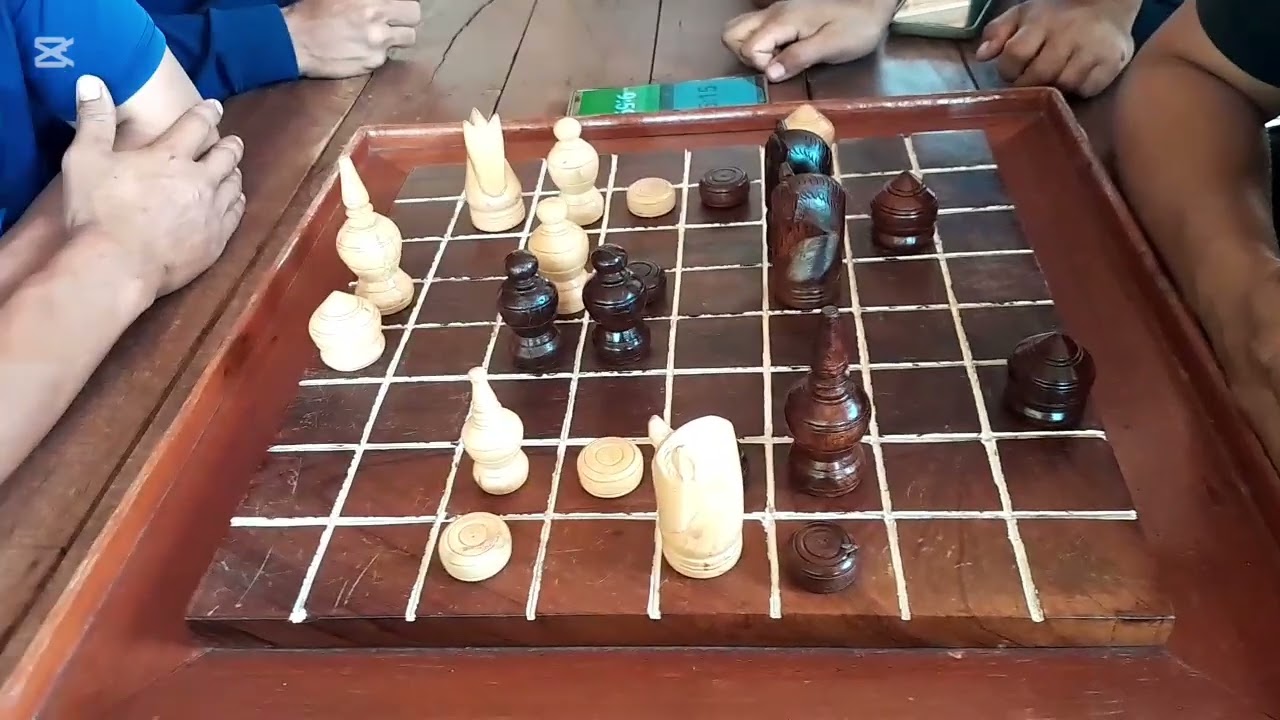 The superpower of America collided with the superpower of China. What happened?#khmerchess #funny 