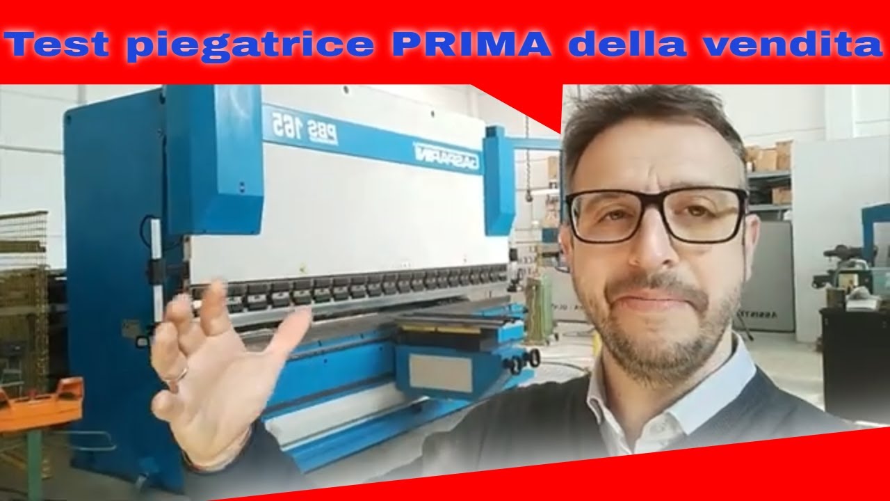Test piegatrice idraulica usata gasparini pbs | Prima di metterla in vendita