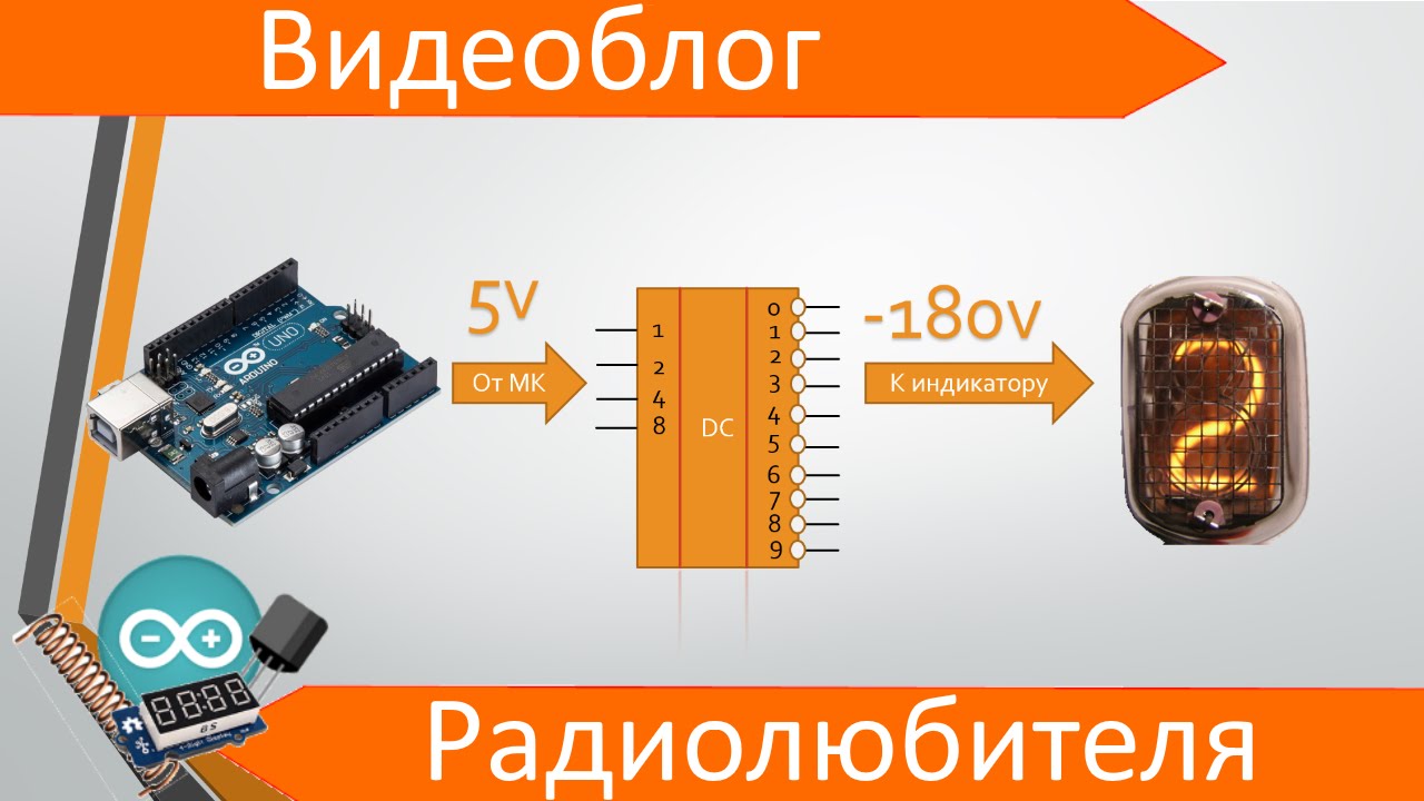Подключение газоразрядных индикаторов к Arduino (часть 1)