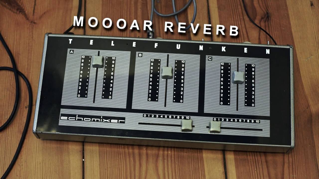 Modified Telefunken Echomixer - Demo with electric guitar