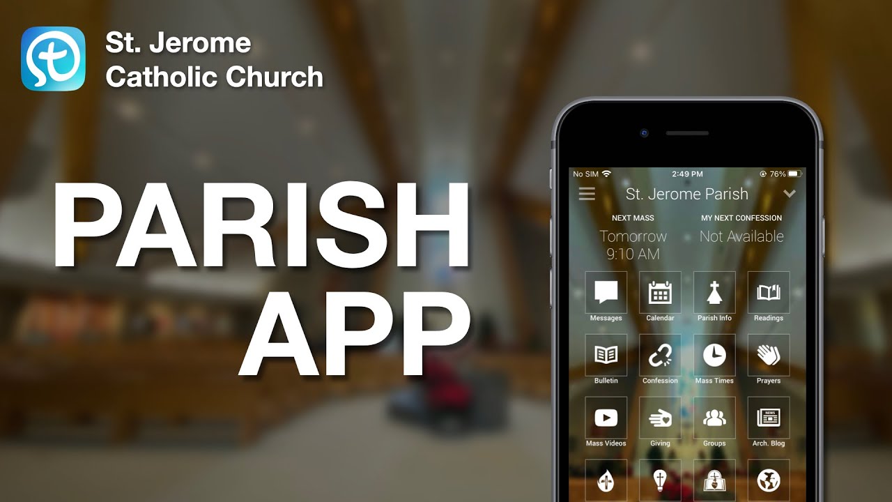 Download our St. Jerome Parish App!