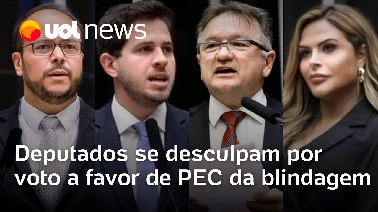 'Arrependidos', deputados se desculpam por voto a favor de PEC da blindagem