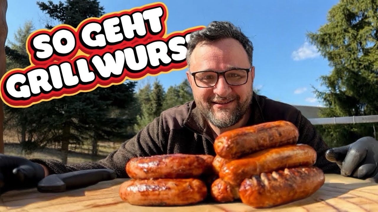 BRATWURST PERFEKT AUF DEM GASGRILL GRILLEN --- Klaus grillt
