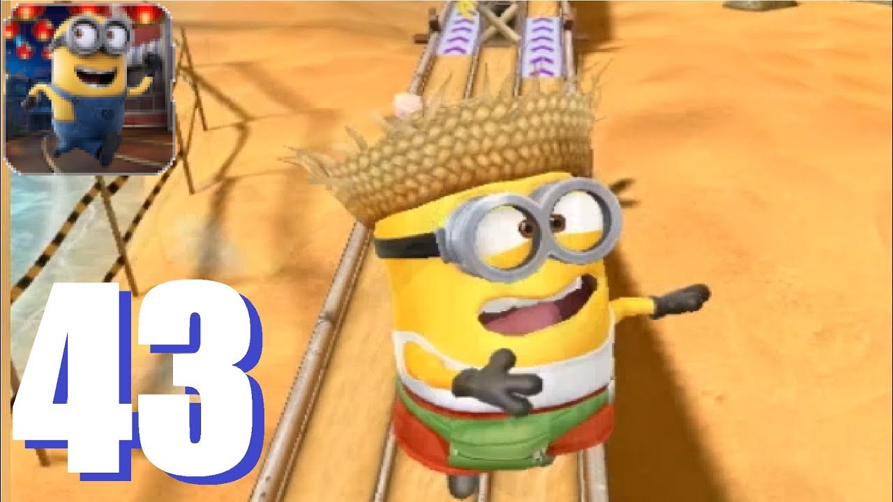 Despicable Me Minion Rush - gameplay walkthrough - Chapter 19 level 3 - 4 Part 43 (iOs & android)