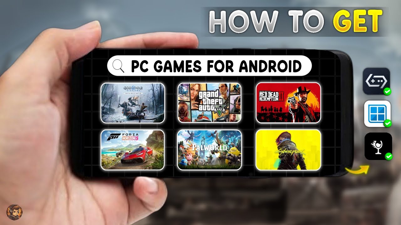 How to Get Pc Games in Android For Emulators!
