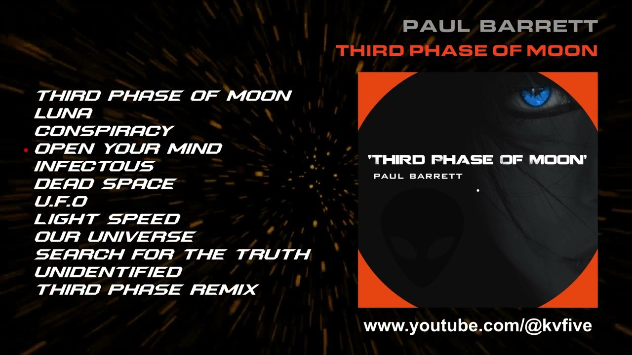 Third Phase of Moon - Full Album - #synthwave #electronicmusic - Paul Barrett