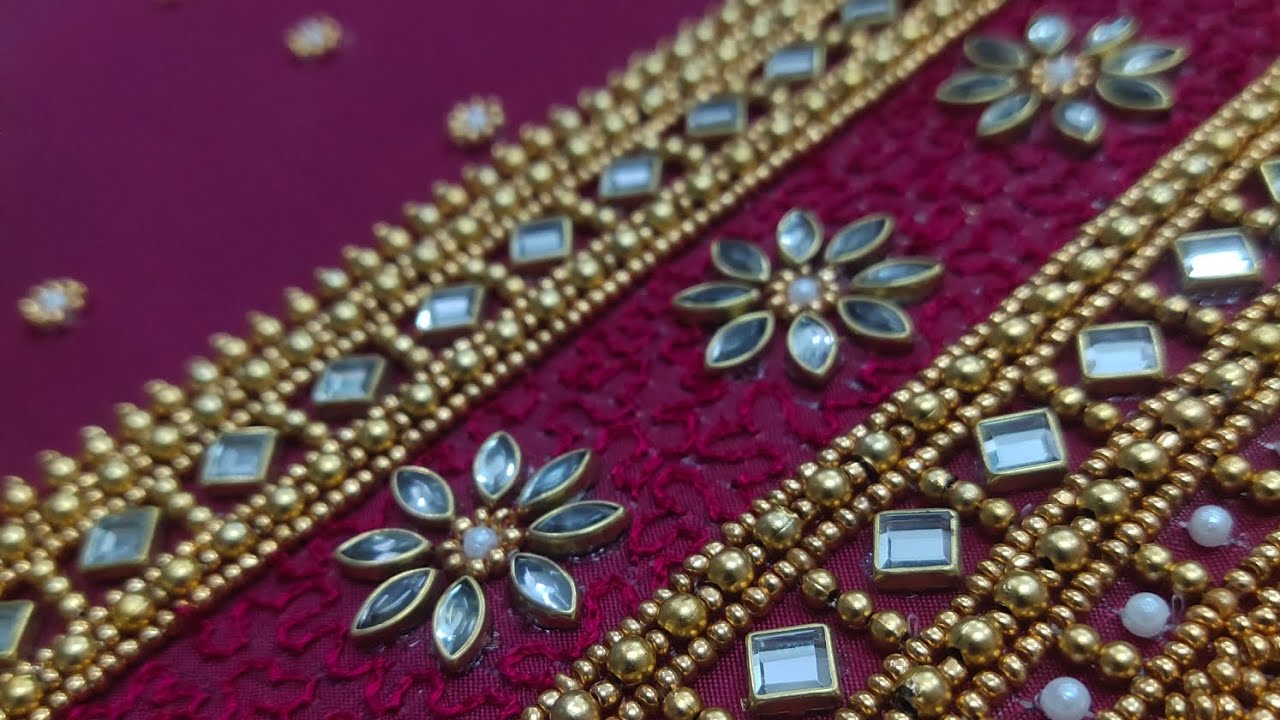 Bridal blouse in 2000 range.beginner friendly.using basic stitches