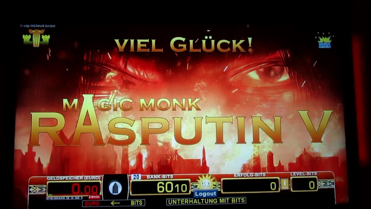 Was f&uuml;r eine Geile Action! Alles Spitze, Magic Monk Rasputin 5, Black Hole, Wild Up uvm! Casino 2025