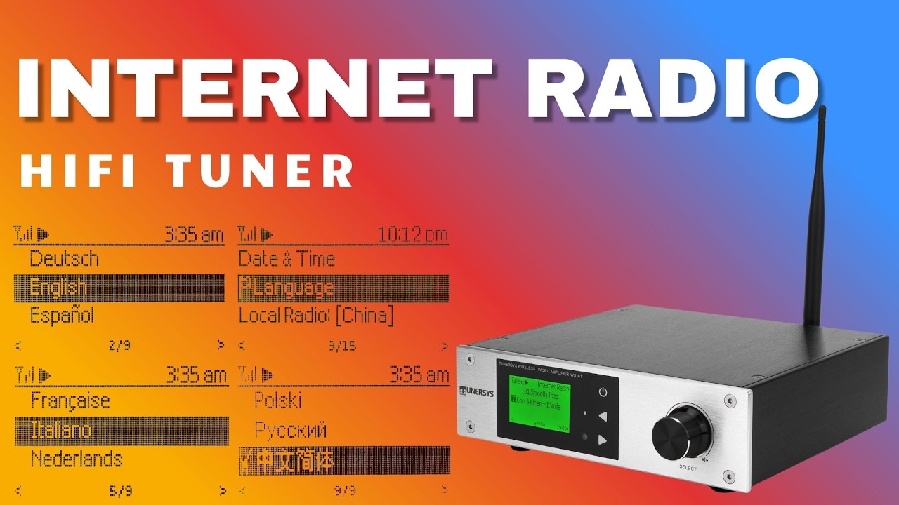 WiFi Internet Radio Tuner &mdash; European Stations from Russia to Serbia