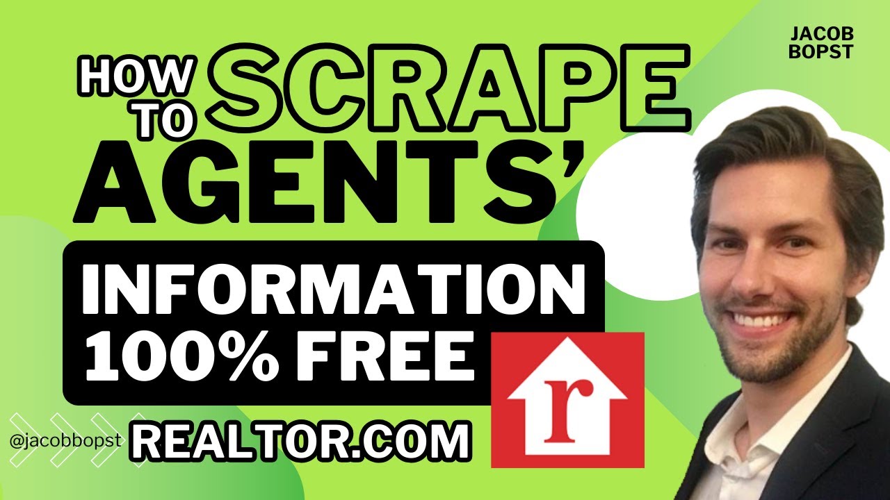 Как БЕСПЛАТНО извлечь данные агентов по недвижимости из Realtor.com [Пошаговое руководство]