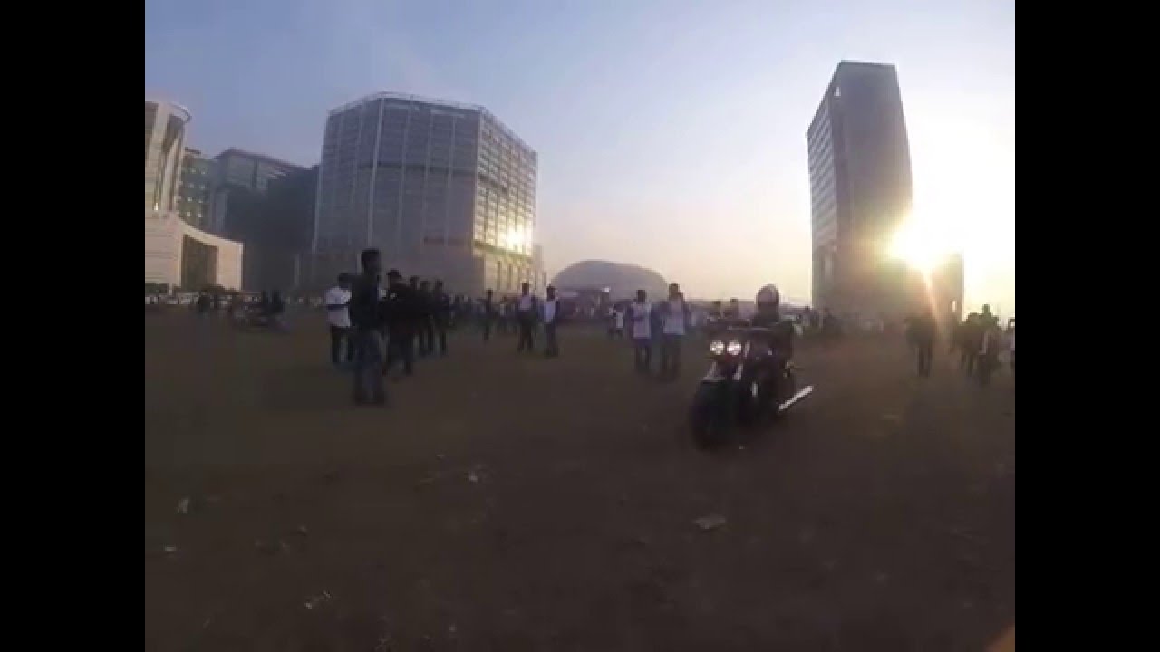 Big Bikes leaving at RTO Rally BKC-SRPF Ground Goregaon