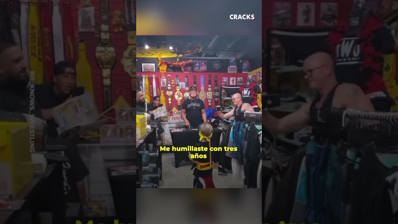 Hulk Hogan era tan admirado que los ni&ntilde;os lo imitaban | Cracks #shorts