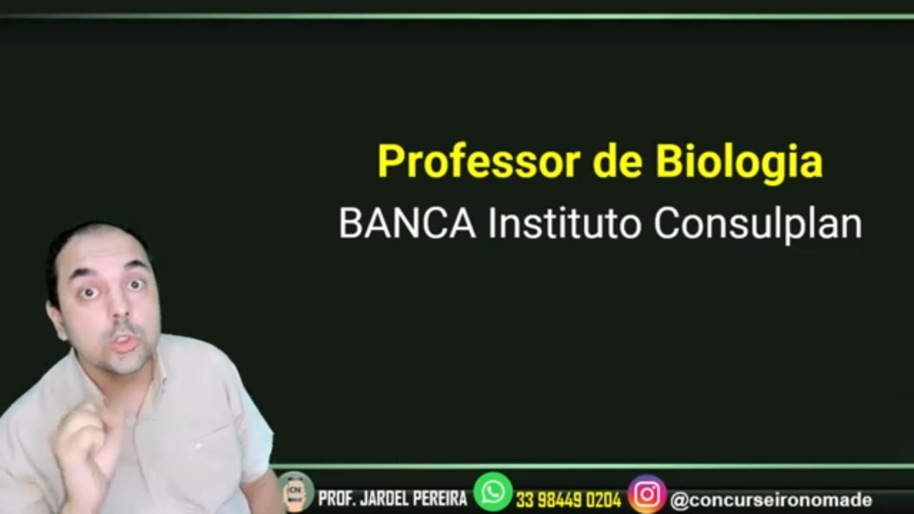 NUNCA te contaram! Os SEGREDOS da CONSULPLAN para você PASSAR Professor de Biologia! SEE MG 2025