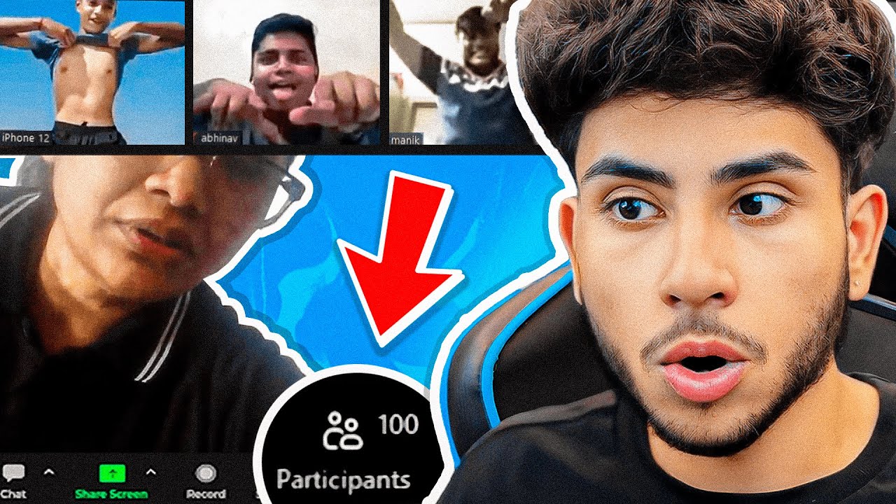 I Made My Viewers Raid This ZOOM CLASS