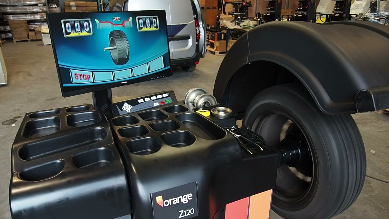 Kalibratie Orange Z120 balanceermachine