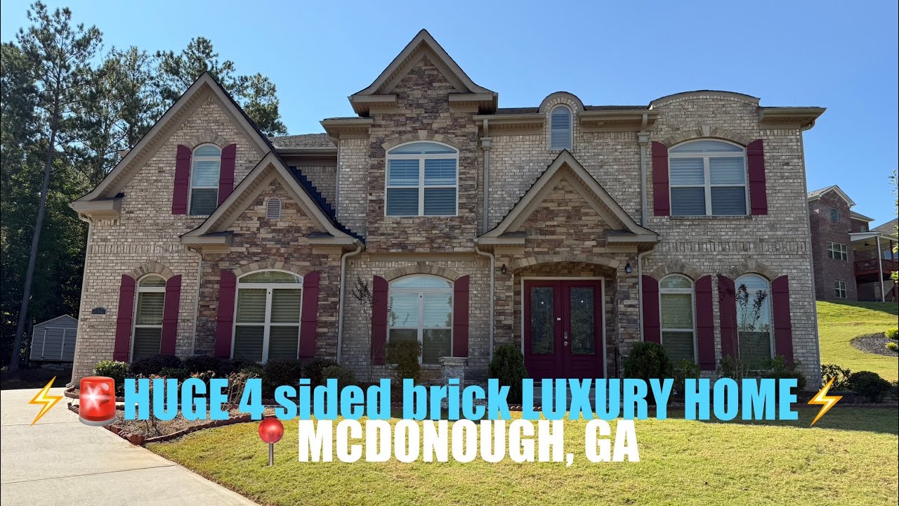 ⚡️🚨 This MASSIVE McDonough, GA Luxury Home Will Blow You Away | Would You Live Here? | $899,000 🏡