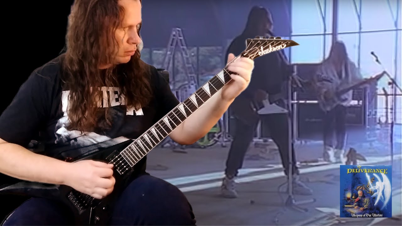 Deliverance - Weapons Of Our Warfare Cover (Tabs on Screen)